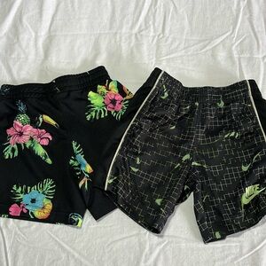 2-3T Hurley and Nike athletic shorts bundle